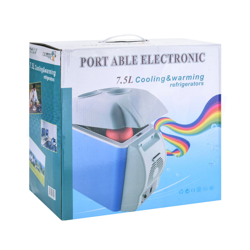 Car Portable 7.5L Fridge Dual Hot & Cold Travel Refrigerator