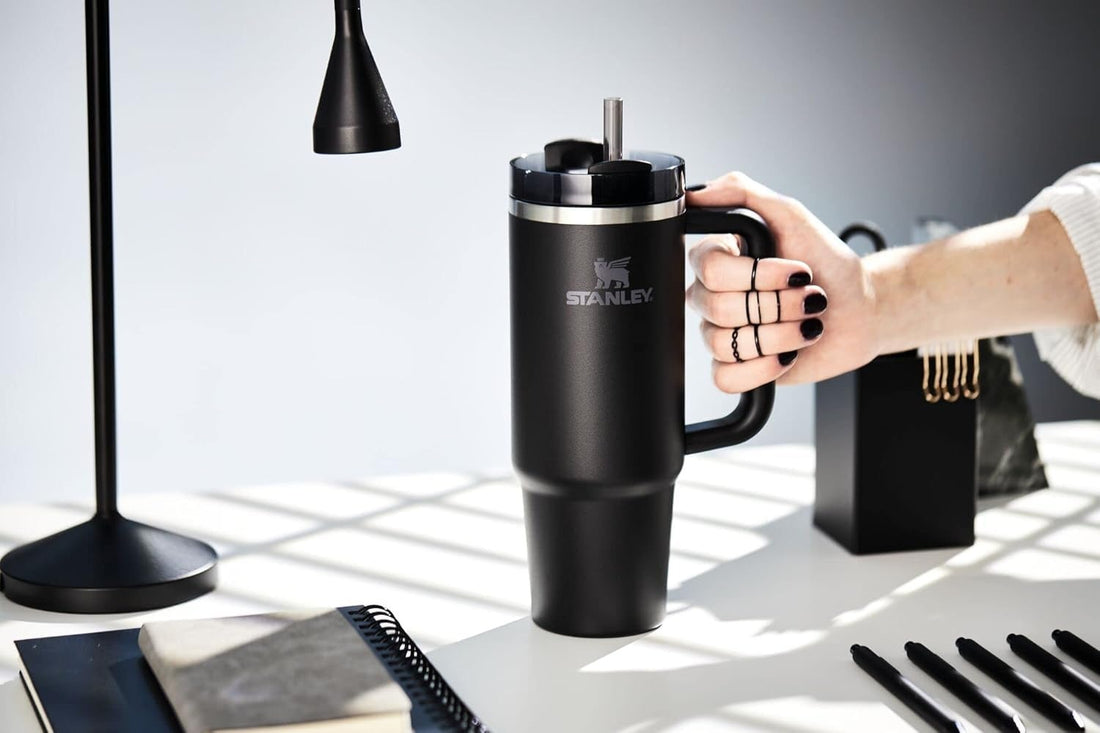 Stanley Tumbler 40 Oz Stainless Steel Insulated Travel Mug with Straw