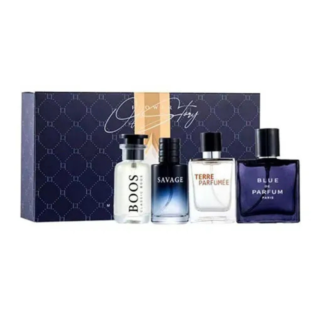 Luxury Perfume Gift Set Pack of 4 Long Lasting Fragrance for Men & Women