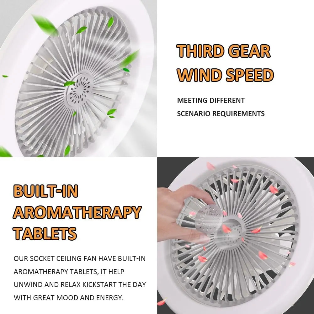 Modern Ceiling Fan with Light & Remote Control Stylish & Energy Efficient