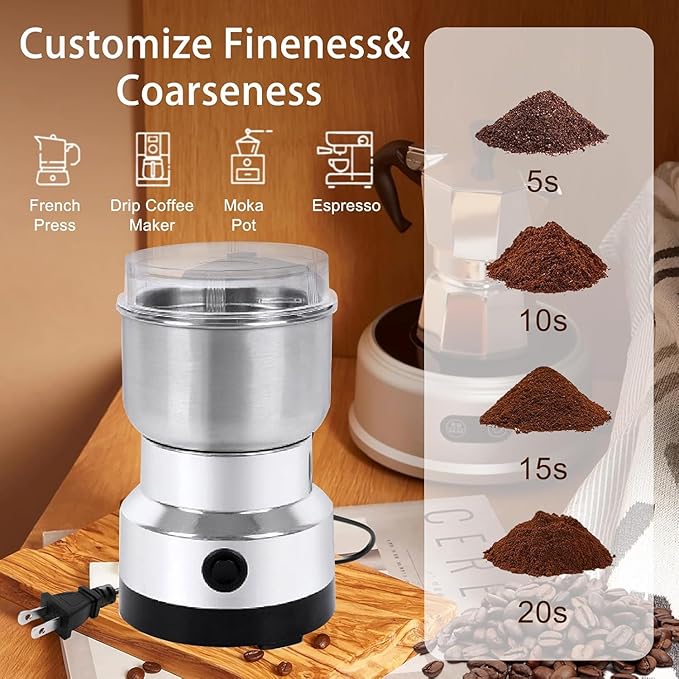 Premium Stainless Steel Electric Grinder Powerful & Durable Kitchen Tool