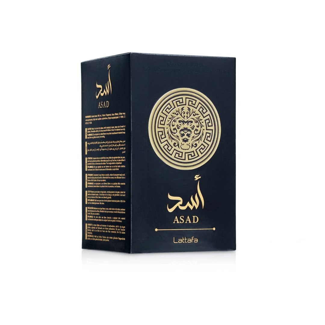 Lattafa Asad Eau De Parfum 100ml Long Lasting Fragrance for Men