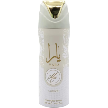 Lattafa Yara Abyaz Deodorant Spray 200ml Long Lasting Arabic Fragrance