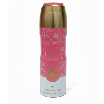 Lattafa Yara Ahmar Perfumed Deodorant Spray Long Lasting Fragrance