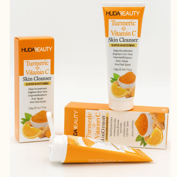 Huda Beauty Turmeric + Vitamin C Cleanser Brightening Face Wash