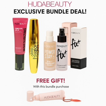Buy HUDA BEAUTY Bundle Deal Free Lip Balm & Exclusive Makeup Set